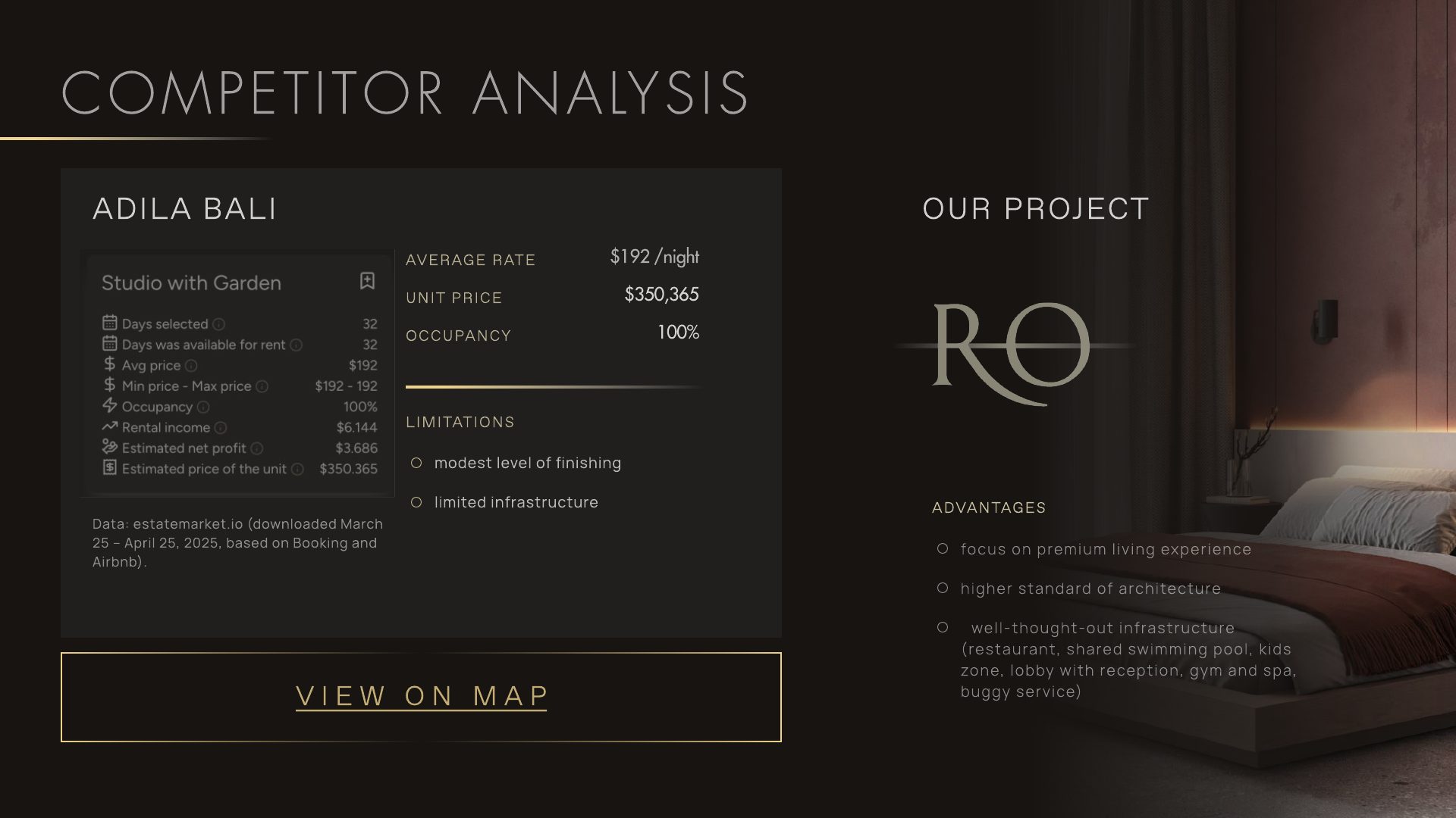 English competitor analysis slide