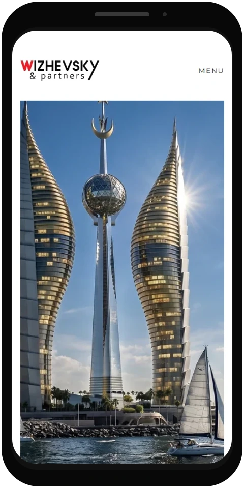 Djibouti Towers mobile screen