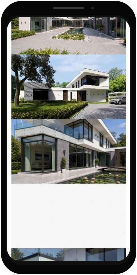 Hi-Tech Villa gallery mobile screen