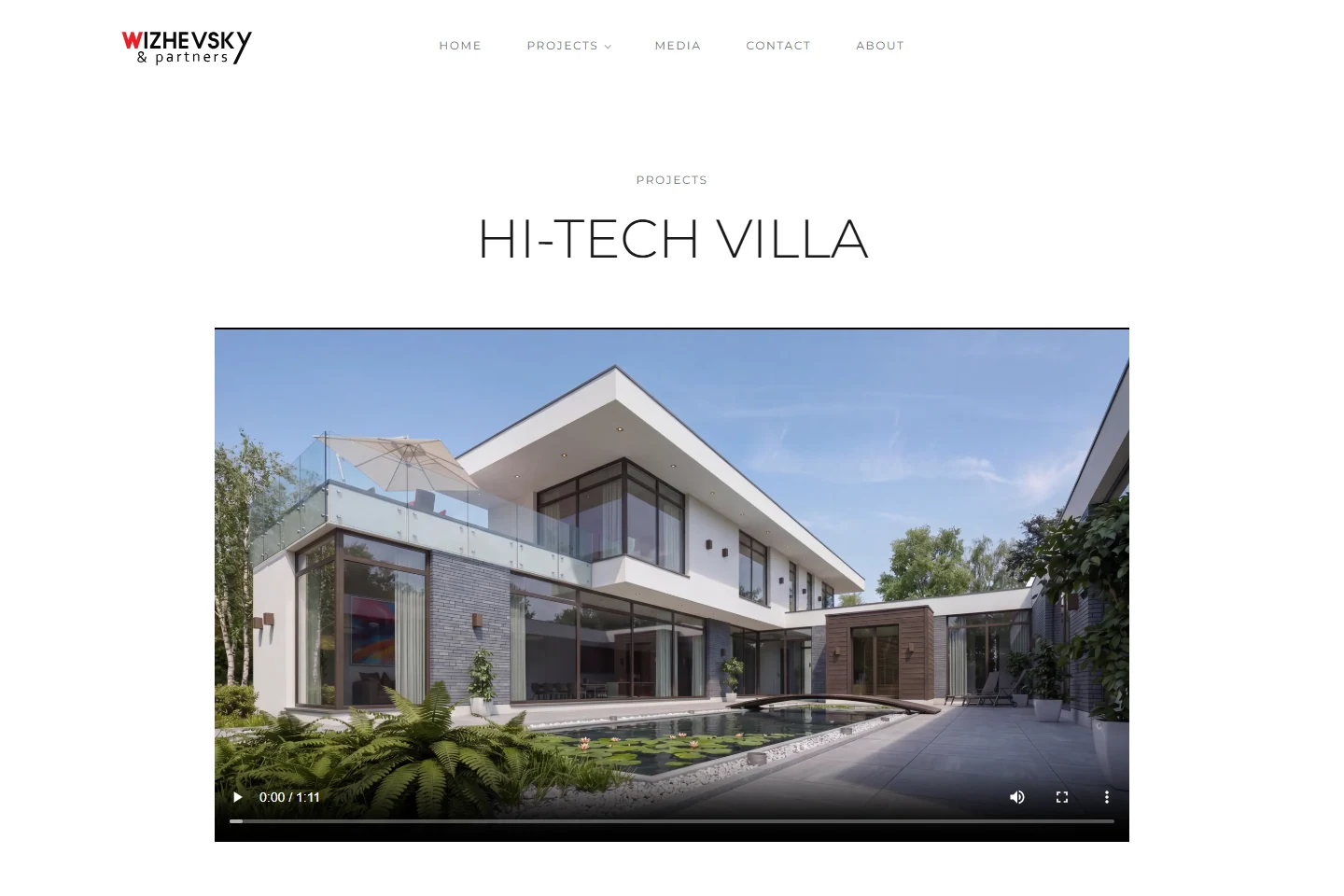 Hi-Tech Villa project route