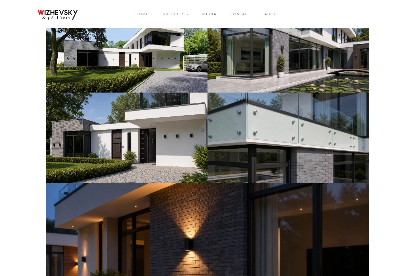 Hi-Tech Villa gallery interface